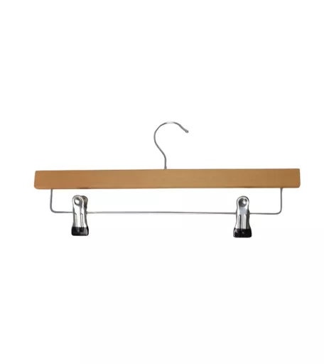 Light Wood Hanger with Heavy Duty Pegs - 360mm - Box of 50