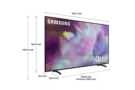 Samsung QE75Q60AAU 190.5 cm (75") 4K Ultra HD Smart TV Wi-Fi Black