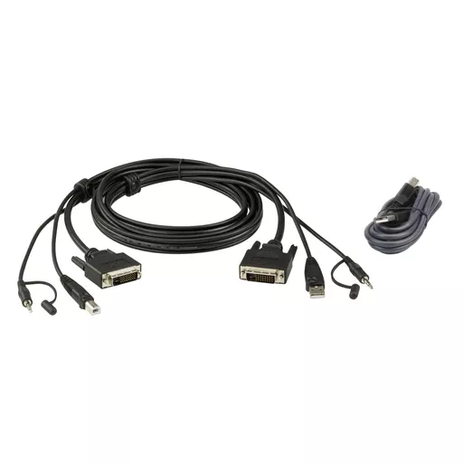 ATEN DVI-D Dual Link Secure KVM; 3M USB DVI-D Dual Link