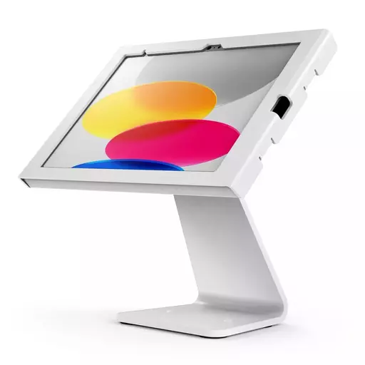 Compulocks iPad 10.9" 10th Gen Swell Enclosure Rotating Counter Stand White