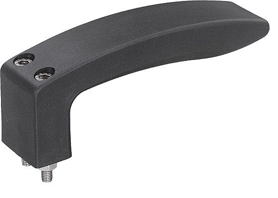 Pull Handle. 17mm Hole Centres. M5x45mm Threads.