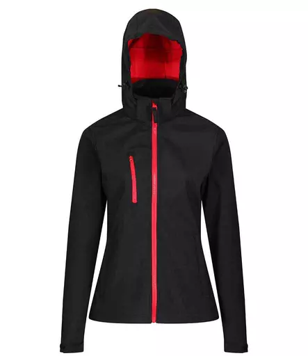Regatta Ladies Venturer Three Layer Hooded Soft Shell Jacket