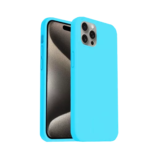 Silicone for iPhone 15 Pro Max - Sky Blue