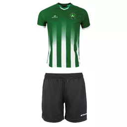 WantageTownFootballClub_VividShirt&WomensFocusIIShorts_GreenWhiteBlack_Front.png
