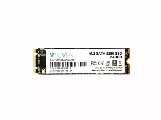 V7 V7SSD240GBM2SE internal solid state drive M.2 240 GB Serial ATA III 3D TLC