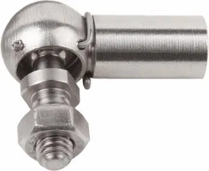 Angle Ball Joint In Steel With Securing Clip LH Thread