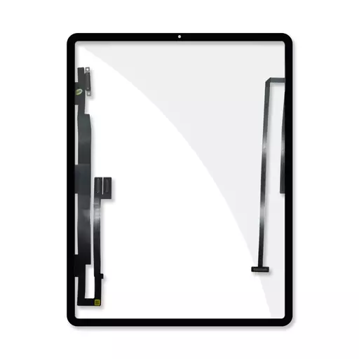 Glass w/ Touch (Glass + Digitizer + OCA) (CERTIFIED) (Black) - For iPad Pro 12.9 (3rd Gen) / Pro 12.9 (4th Gen)