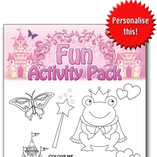 PRINCESS FUN ACTIVITY Pack - Pack of 100 - MP2744