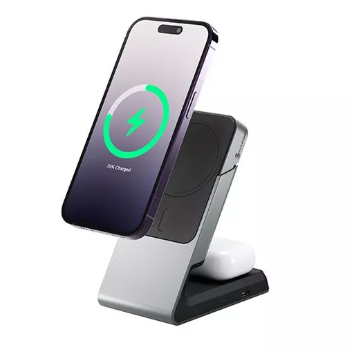 ALOGIC Matrix 2-in-1 Magnetic Charging Dock - Black