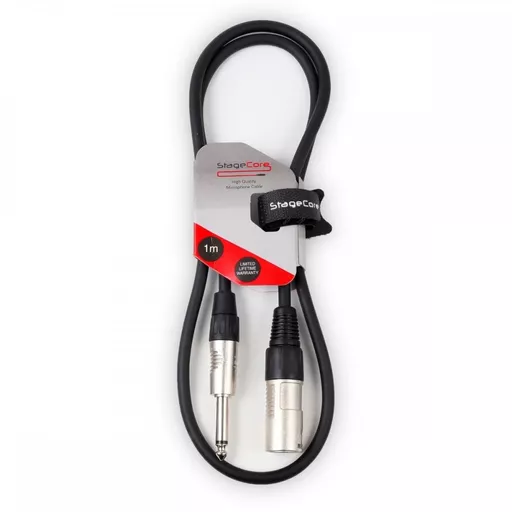 StageCore 6.35mm Mono Jack to Male XLR Cable