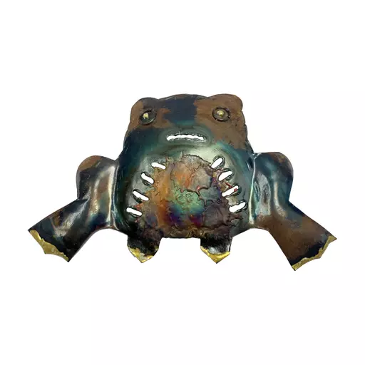 Recycled Tin Frog
