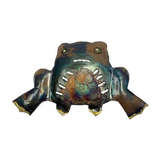 Recycled Tin Frog