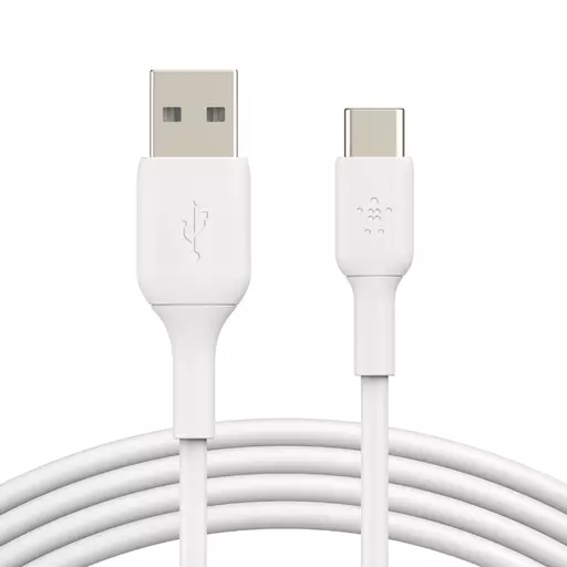 Belkin BoostCharge USB cable 1 m USB 2.0 USB A USB C White