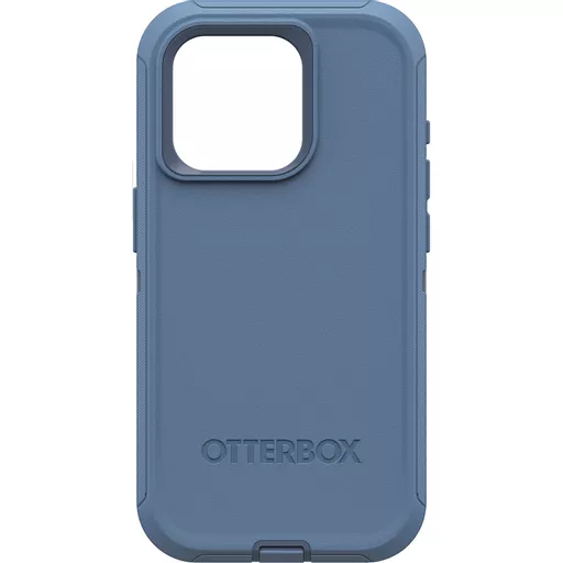 OtterBox Defender Series for iPhone 15 Pro, Baby Blue Jeans (Blue)