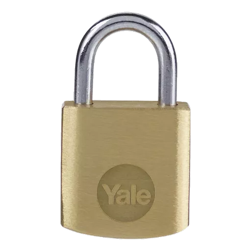 YALE Y110B Brass Open Shackle Padlock