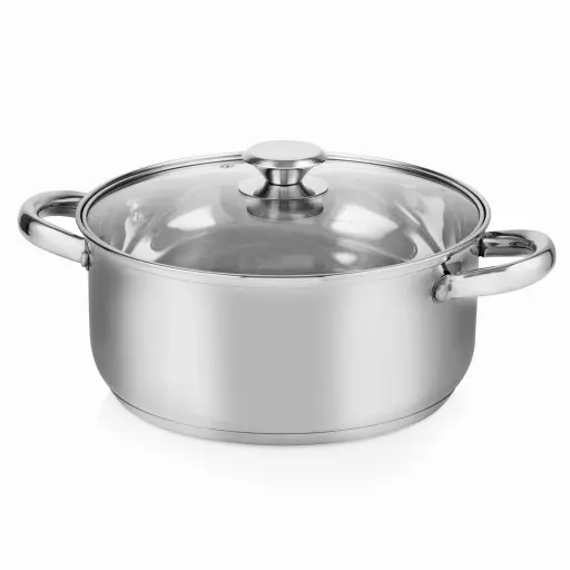 24cm Stainless Steel Casserole Pan