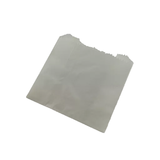 110 x 30 x 115mm Chip Bag White