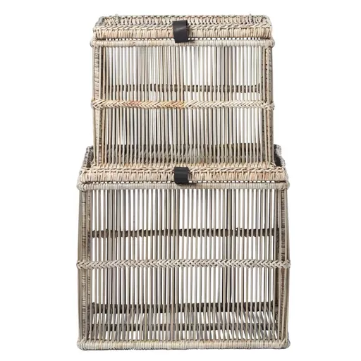 Basket Set, Merle, Nature, Set of 2