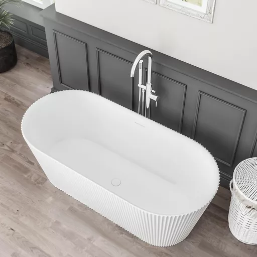 Sandford 1500x740x580mm (440mm Depth) Freestanding Bath -  White