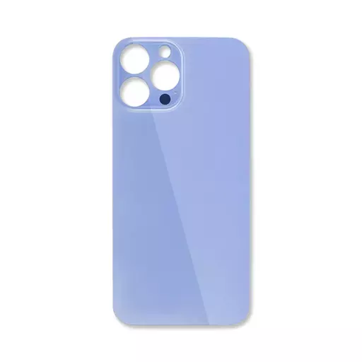 Back Glass (Big Hole) (No Logo) (Sierra Blue) (CERTIFIED)- For iPhone 13 Pro