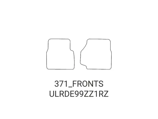 Land Rover Defender 1999-2007 Tailored Rubber Mats