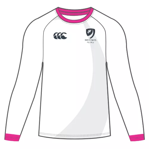 PRE-ORDER Oxford Brookes University Hockey Womens Bespoke White Long Sleeve Training T-Shirt