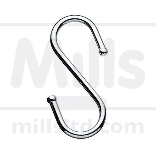 Chrome Plated S Hook