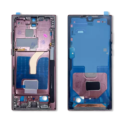 Mid Frame Assembly (REFRESH+) (Burgundy) - For Galaxy S22 Ultra 5G (S908)