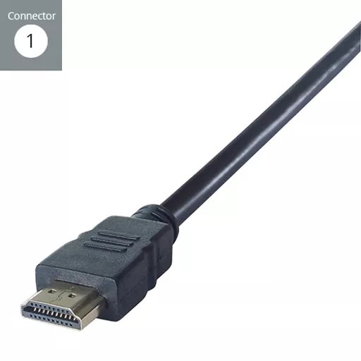 connektgear 2m HDMI V2.0 4K UHD Connector Cable - Male to Male Gold Connectors