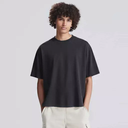 AWDis Heavyweight Boxy Cropped 240 T-Shirt
