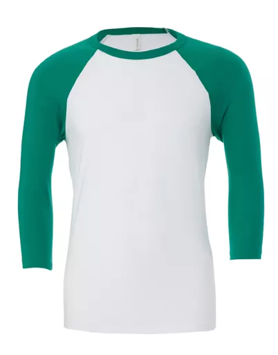 Canvas Unisex 3/4 Sleeve Baseball Tee
