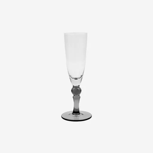Champagne glass, Meyer, Clear/Grey