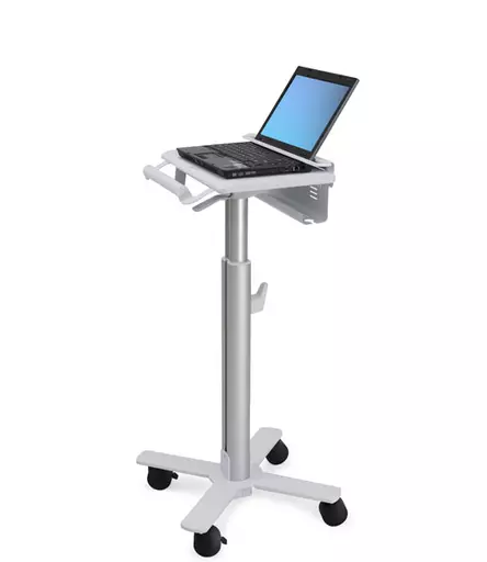 Ergotron StyleView Laptop Cart, SV10 Aluminium, White Notebook Multimedia cart
