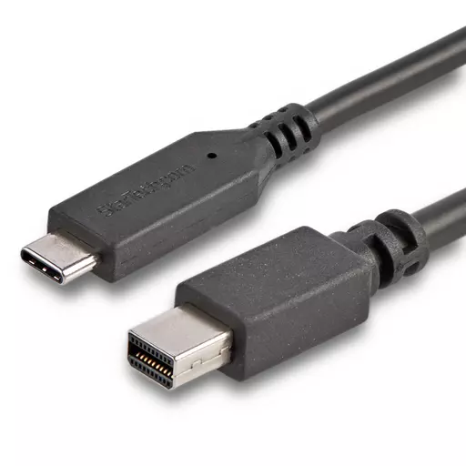 StarTech.com 6 ft. (1.8 m) USB-C to Mini DisplayPort Cable - 4K 60Hz - Black