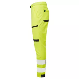 SYH-402-System-Hi-Vis-Yellow-Navy-Eco-Stretch-Softshell-Trousers-Left With Segmented Tape.png