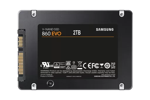 Samsung 860 EVO 2.5" 2000 GB Serial ATA III MLC