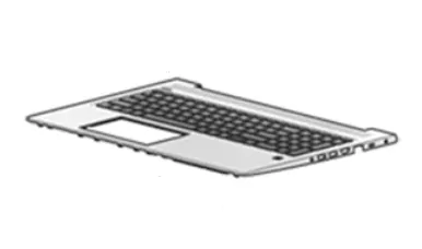 HP L45090-A41 notebook spare part Housing base + keyboard