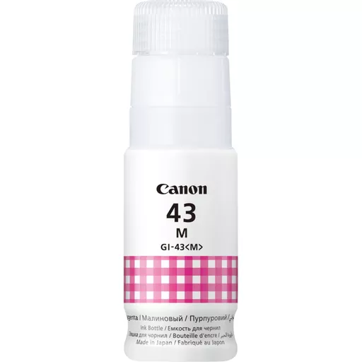 Canon 4680C001/GI-43M Ink bottle magenta 3800 Photos 60ml for Canon Pixma G 540