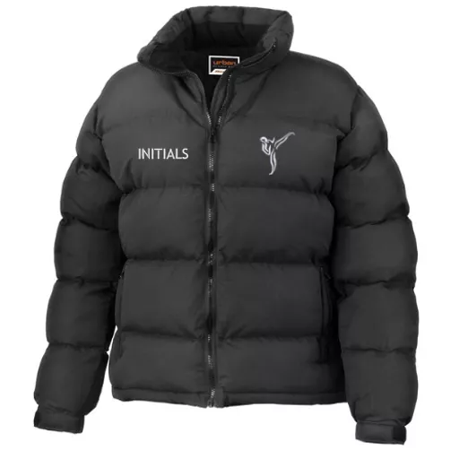 UniversityOfKent_Taekwondo_LadiesPuffa_Black_Front.png