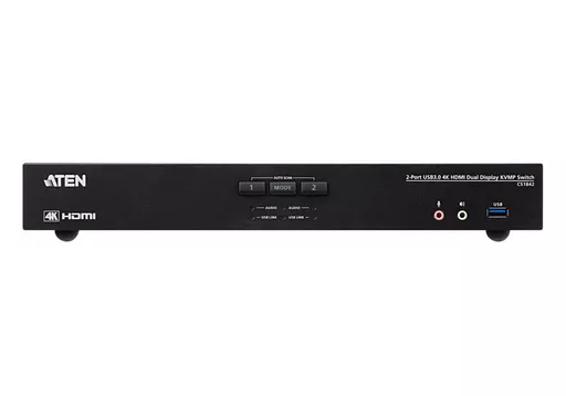 ATEN CS1842 KVM switch Rack mounting Black