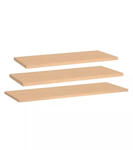 Beech Melamine Shelf - Various Widths Available