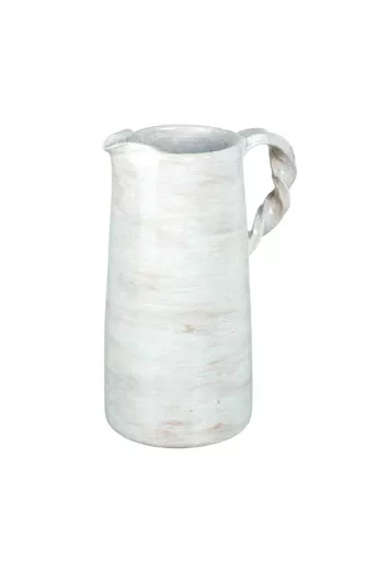 Jug, Breda, Light Grey, Ceramic Pitcher, Small