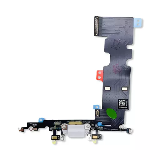 Charging Port Flex Cable (White) (RECLAIMED) - For iPhone 8 Plus