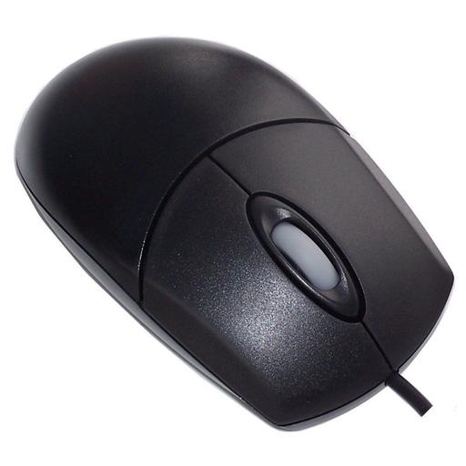 Accuratus MOUAC3331-BLK mouse Right-hand USB Type-A + PS/2 Optical 400 DPI