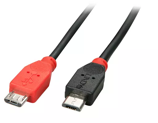 Lindy USB 2.0 Cable Micro-B/ Micro-B OTG, 1m