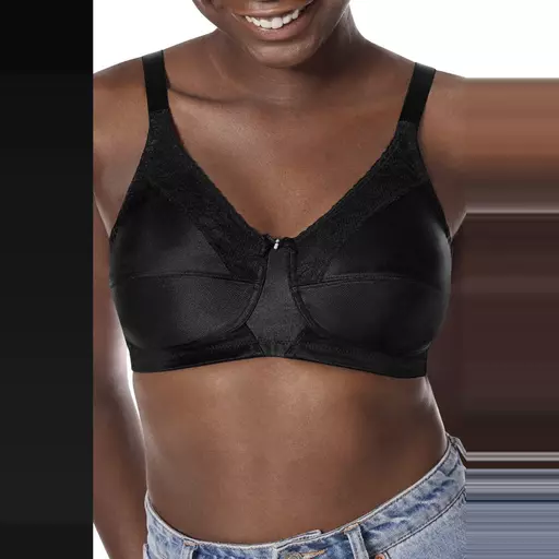 Amoena Mastectomy Pocketed/Soft Cup BRA Nancy Black