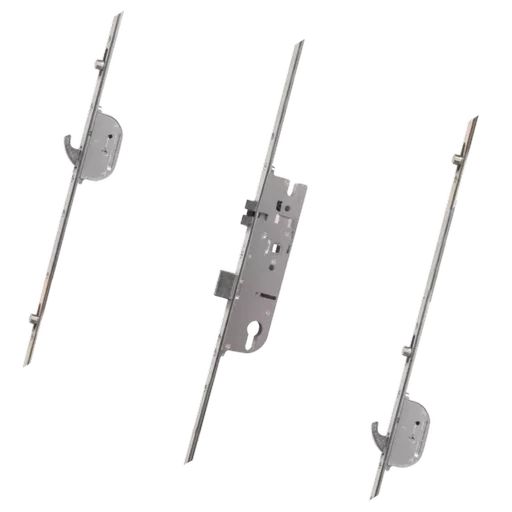 MACO Lever Operated Latch & Deadbolt Single Spindle - 2 Hook 4 Roller