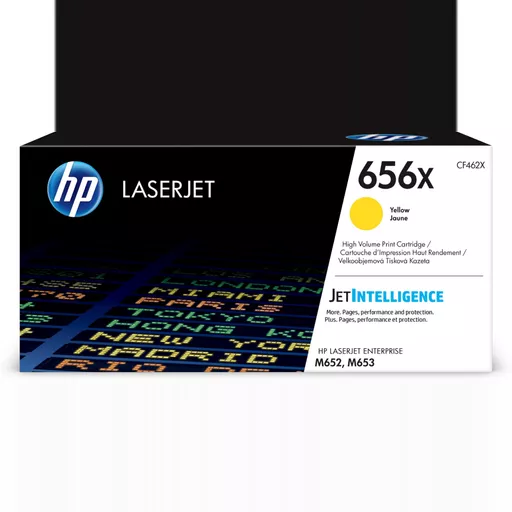 HP CF462X/656X Toner cartridge yellow, 22K pages ISO/IEC 19752 for HP LaserJet M 652