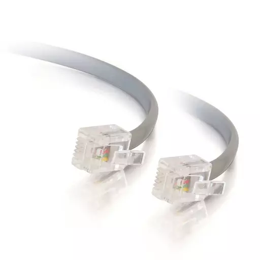 C2G 3m RJ11 6P4C Straight Modular Cable