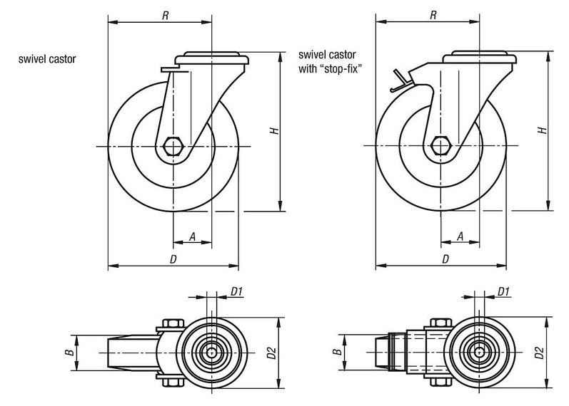 Wheels and Casters.